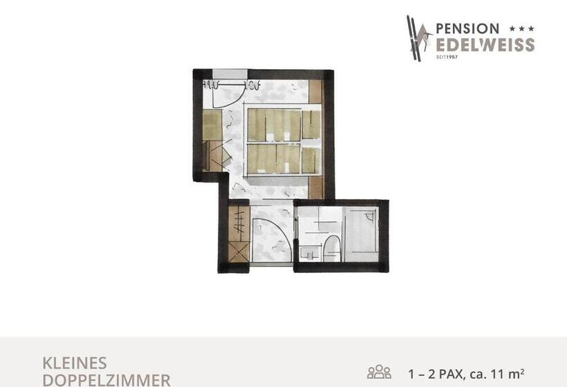 غرفة أساسية, Pension Edelweiss