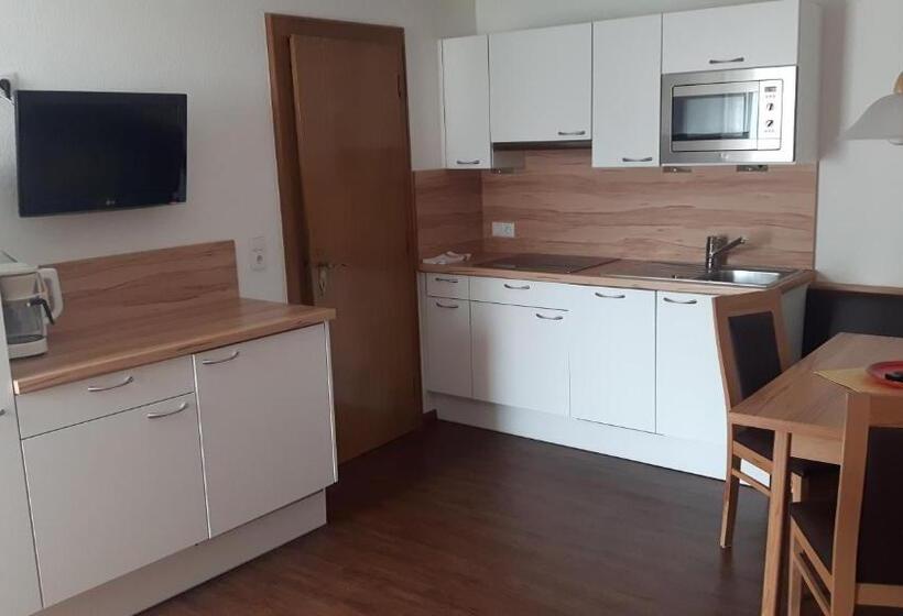 דירה בת חדר שינה 1 עם מרפסת, Pension Gabl