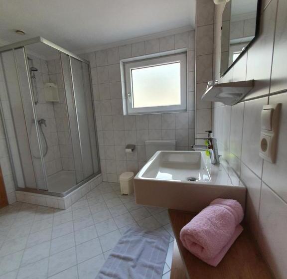 اتاق استاندارد یک تخته با بالکن, Pension Gabl