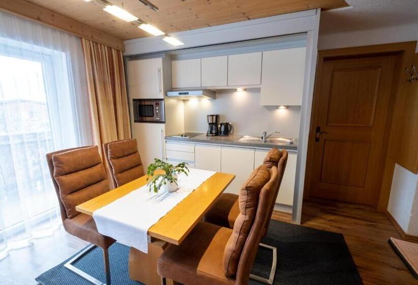 דירה בת חדר שינה 1 עם מרפסת, Gästehaus Haag