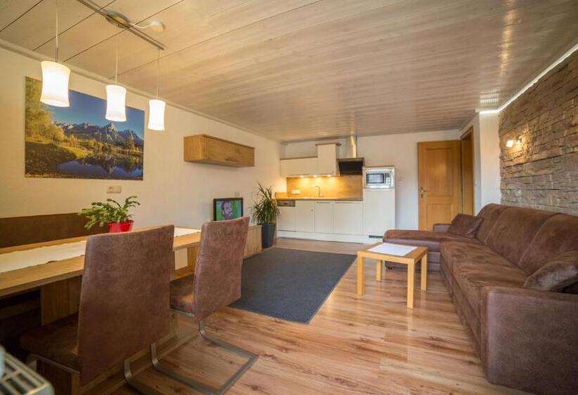 דירה בת חדר שינה 1 עם מרפסת, Gästehaus Haag