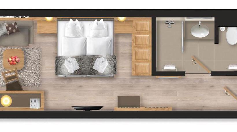 스탠다드 싱글 룸, Das Seekarhaus