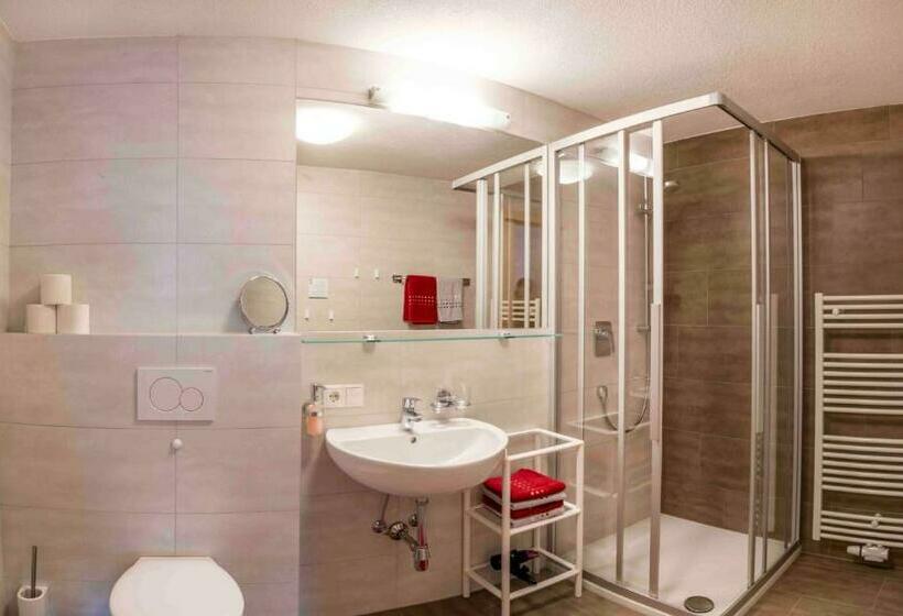 شقة غرفة نوم واحدة مزودة بشُرفة, Rosenhof  Premium Apartments & Erlebnisbauernhof