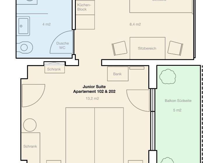 스위트, & Suites Glück Auf