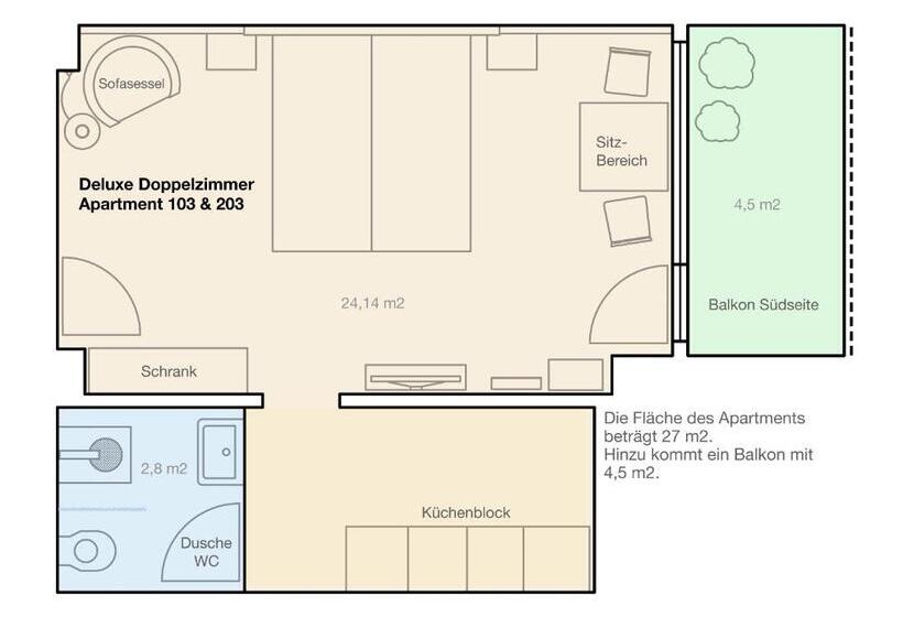 Полулюкс, & Suites Glück Auf