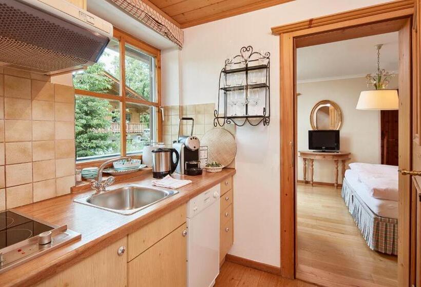 آپارتمان 1 خوابه پریمیوم با بالکن, Landsitz Römerhof Hotel Apartments