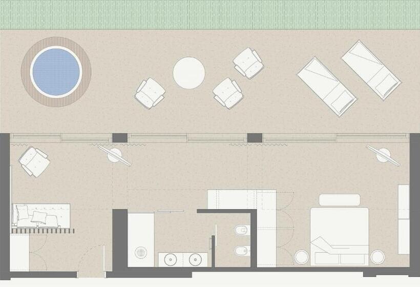 디럭스 스위트, Bellevue Hotel & Resort