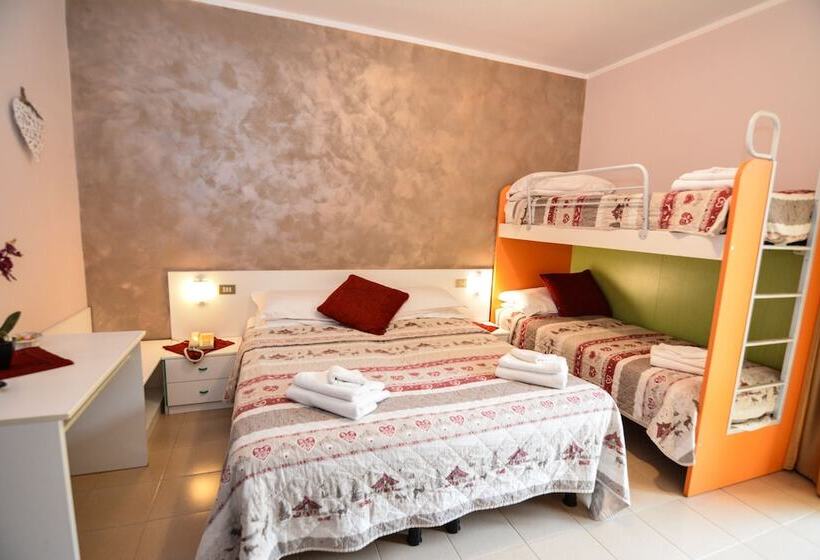 غرفة قياسية رباعية, Cima D'oro