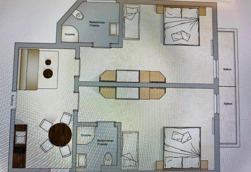 דירת שני חדרים, Villa Thermale