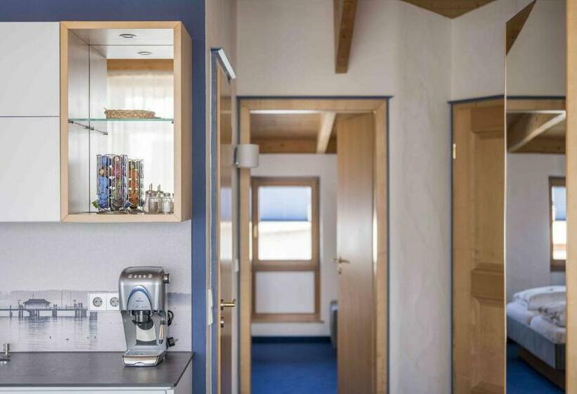 침실 1개 아파트, Appartement Hotel Seerose