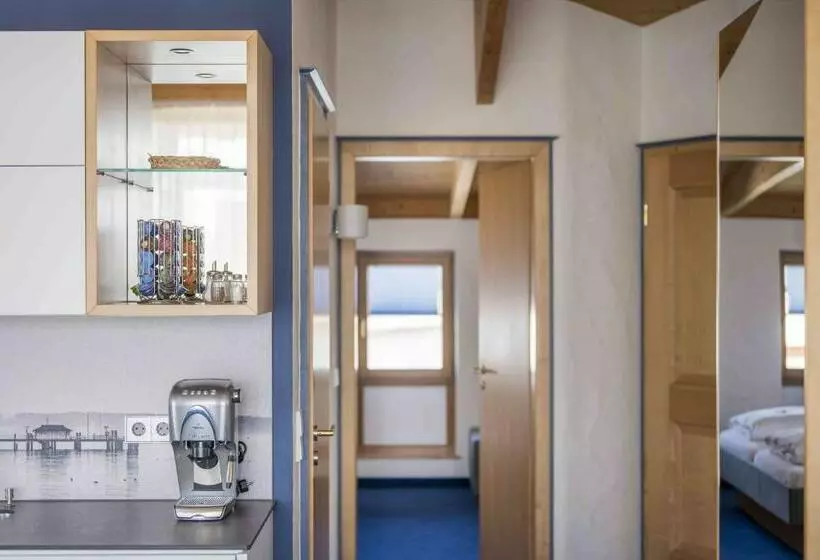 Huoneisto 1 Makuuhuone, Appartement Hotel Seerose