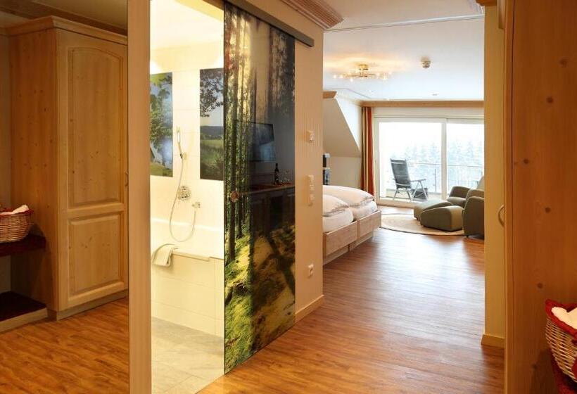 חדר סופריור עם מרפסת, Schwarzwald Gasthof Rößle