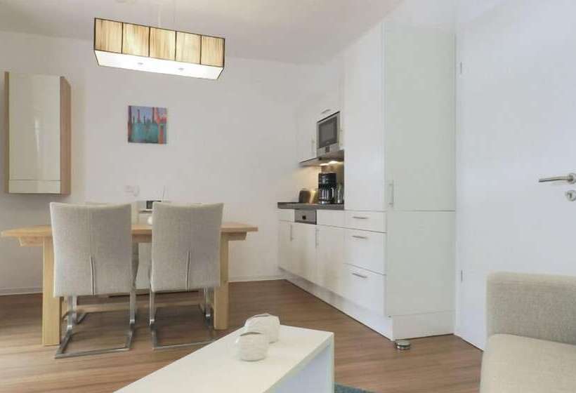 Апартаменты 1 Спальня Нижний Этаж, Apartments Boardinghaus Norderney