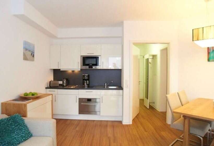 Апартаменты 1 Спальня Нижний Этаж, Apartments Boardinghaus Norderney