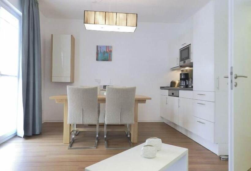 Апартаменты 1 Спальня Нижний Этаж, Apartments Boardinghaus Norderney