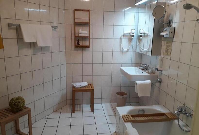 غرفة قياسية مزوَّدة بشُرفة, Naturidyll Hotel Hammerschmiede
