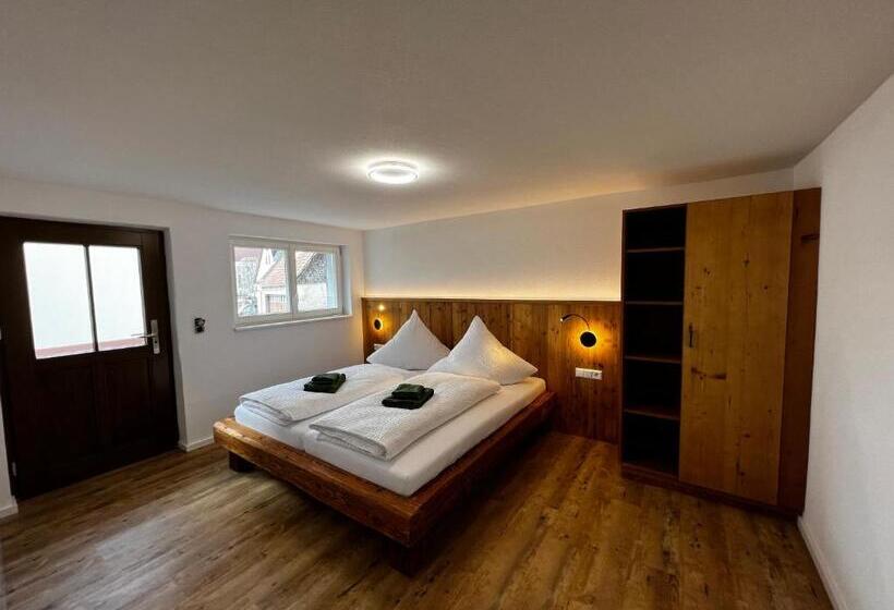 1베드룸 아파트 1층, Wildkräuter Gasthof Linde
