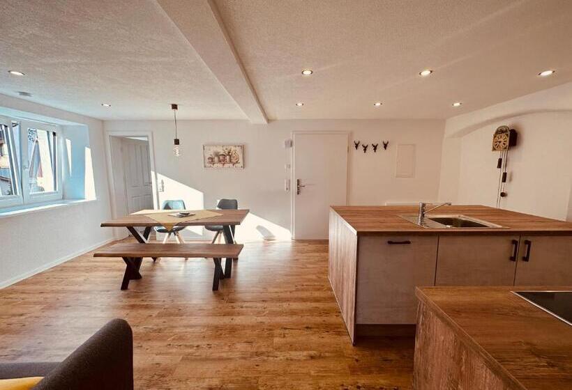 침실 1개 발코니 아파트, Wildkräuter Gasthof Linde