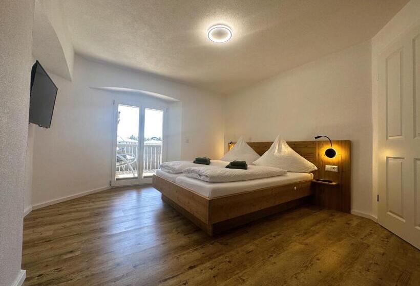 침실 1개 발코니 아파트, Wildkräuter Gasthof Linde