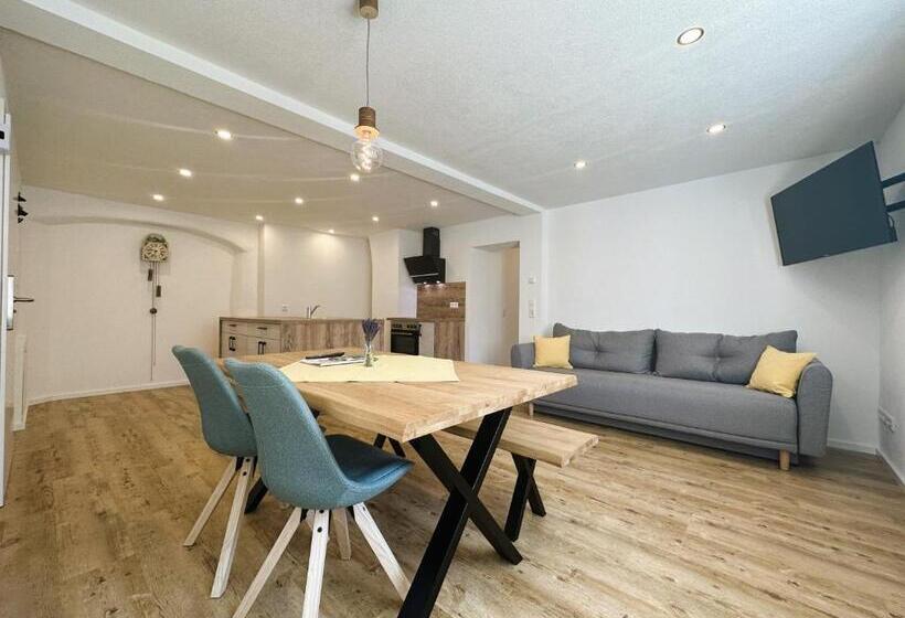 침실 1개 발코니 아파트, Wildkräuter Gasthof Linde