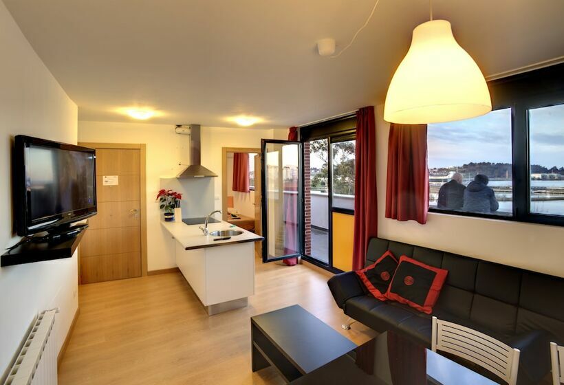 דירת פנטהאוז 2 חדרי שינה, Apartamentos Turísticos Bahía De Boó