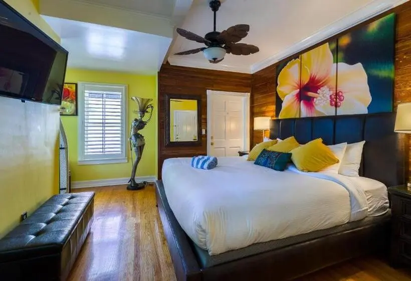 キングサイズベッドのデラックスルーム, Duval Inn   Key West