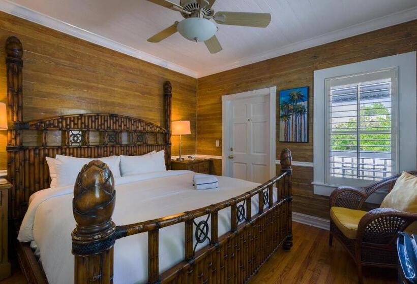 חדר דחוקס עם מיטת קינג, Duval Inn   Key West