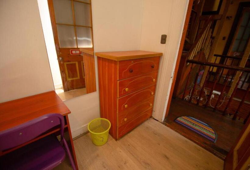 اتاق استاندارد با سرویس بهداشتی مشترک, La Casa Del Puerto, Hostal Cultural, Cerro Alegre