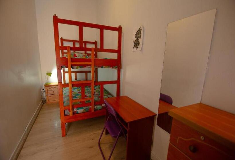 اتاق استاندارد با سرویس بهداشتی مشترک, La Casa Del Puerto, Hostal Cultural, Cerro Alegre