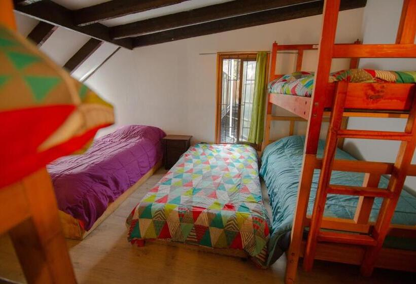 اتاق خانوادگی با سرویس بهداشتی مشترک, La Casa Del Puerto, Hostal Cultural, Cerro Alegre