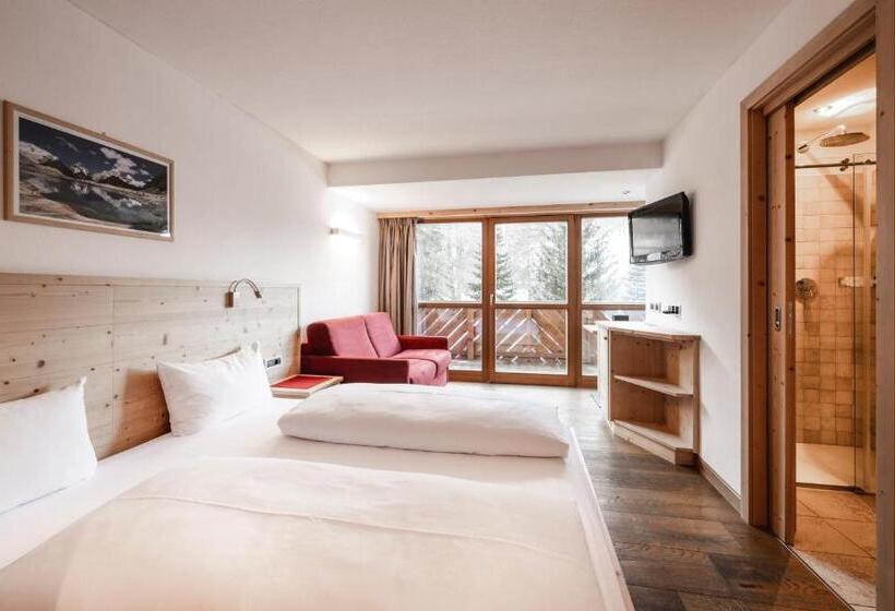 可观山景的小型套房, Ladinia