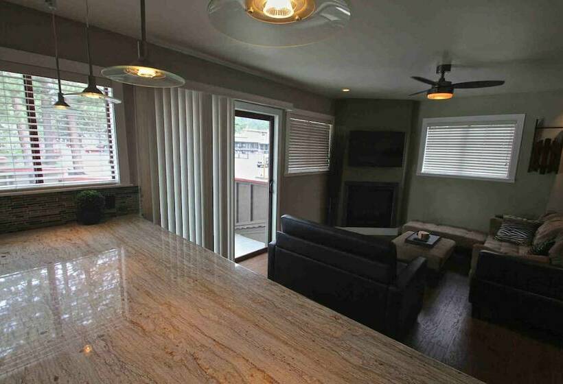 带两个卧室的顶楼公寓, Gondola Lodge