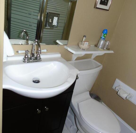 מיטת קינג בסוויטה, The Charleston Inn Hendersonville Nc