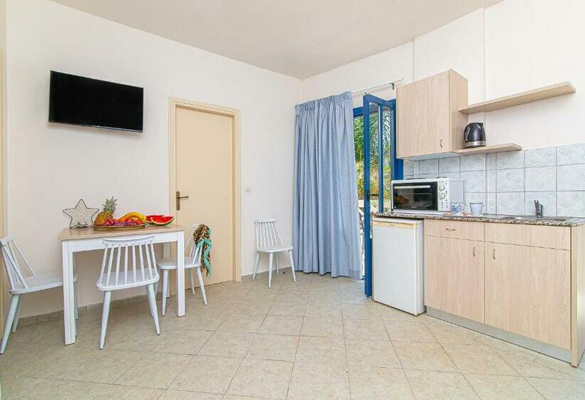 Апартаменты 1 Спальня Вид на Бассейн, Ilios Malia Hotel Resort