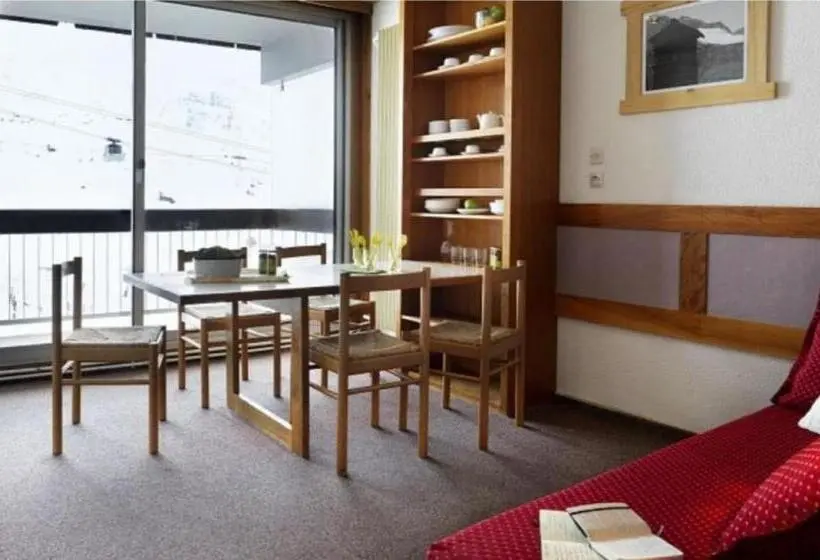 景色の見える一ベッドルームアパートメント, Clubhotel Le Gypaete Residence Val Thorens