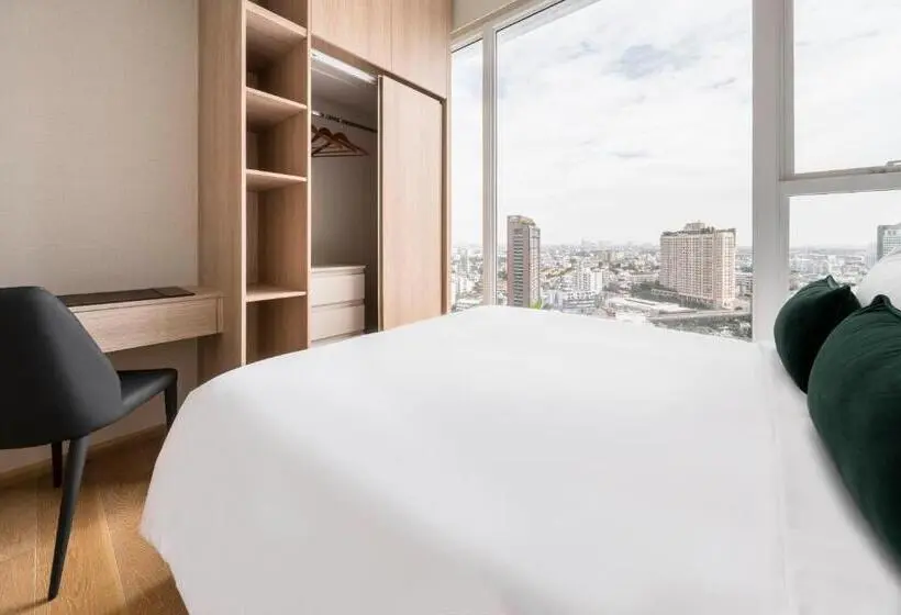 Huoneisto 2 Makuuhuonetta, Wyndham Garden Bangkok Sukhumvit 42
