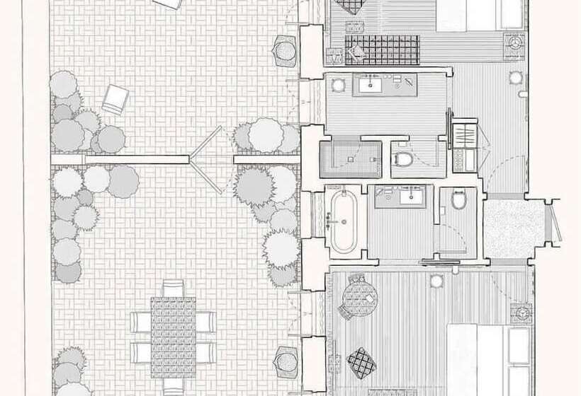 2 Bedroom Suite with Terrace, Nine Orchard