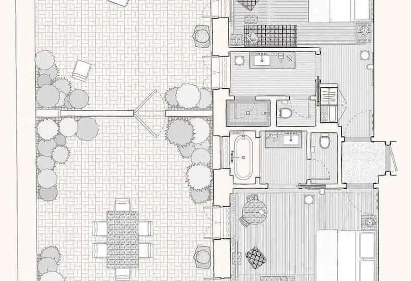 2 Bedroom Suite with Terrace, Nine Orchard