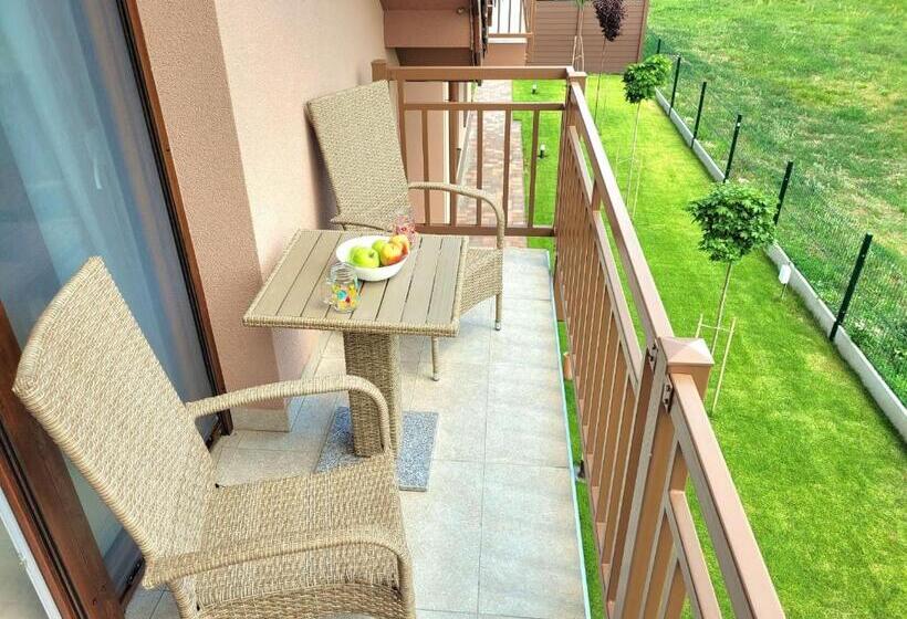 テラス付き１ベッドルームアパートメント, Silver Lodge Vendégház Egerszalók