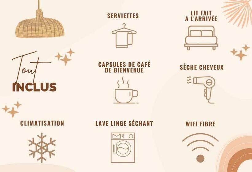 수피리어 스튜디오, Le Quai 5 Studio Neuf Calme Clim Wifi Gare à 200m