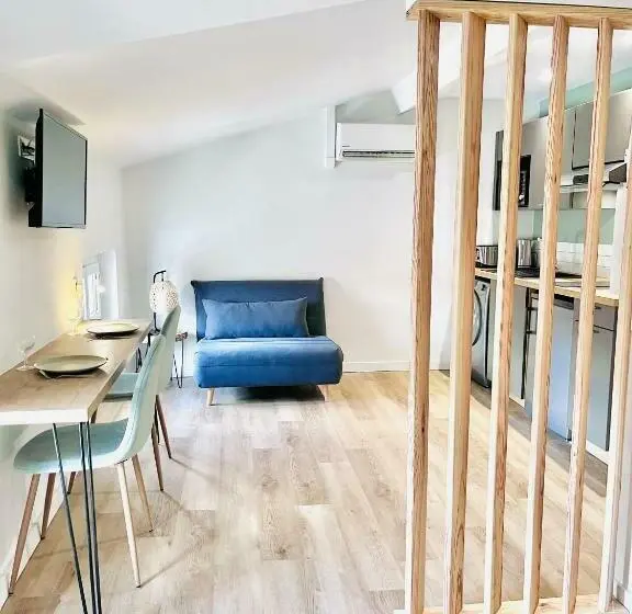 Superior-studio, Le Quai 5   Studio Neuf Calme   Clim   Wifi   Gare à 200m