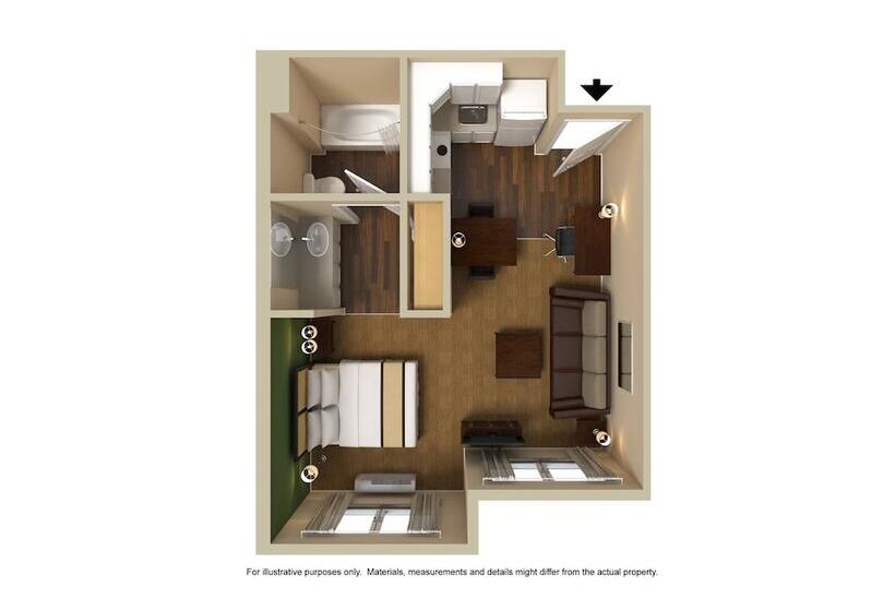 Люкс, Extended Stay America Suites  North Chesterfield  Arboretum
