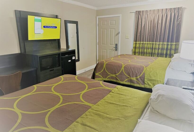 스탠다드 룸 더블 침대 2개, Super 8 By Wyndham Picayune