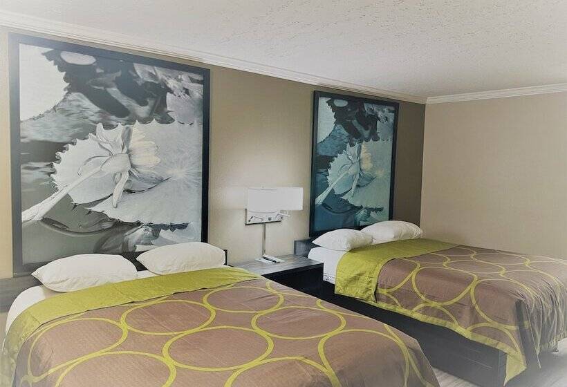 스탠다드 룸 더블 침대 2개, Super 8 By Wyndham Picayune