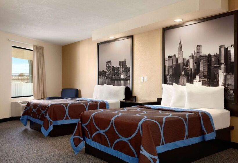 Номер Стандарт 2 Двуспальные Кровати, Super 8 By Wyndham Rahway/newark