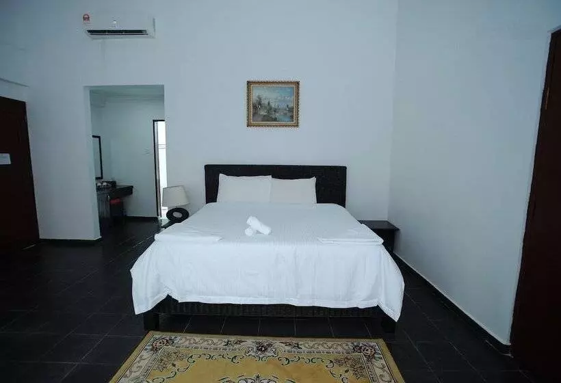 Villa 1 Makuuhuone, Sari Pacifica Resort & Spa Sibu Island