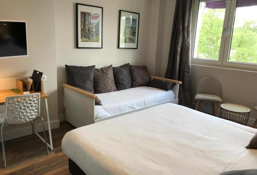 스탠다드 룸 호수 전망, Hôtel Beau Rivage