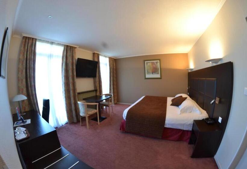 스탠다드 룸 호수 전망, Savoy Hôtel Evian