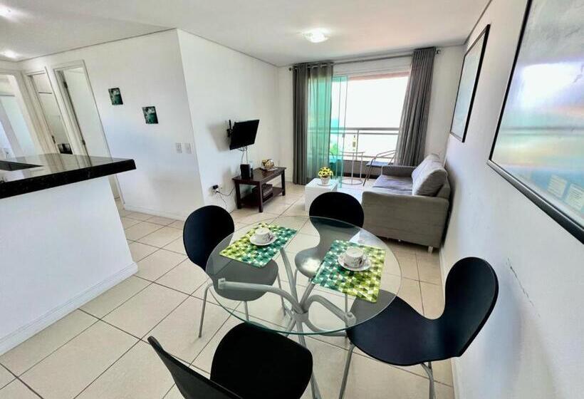 带2个卧室的公寓, Duna Barcane Vista Mar Pontanegra Natal Rn