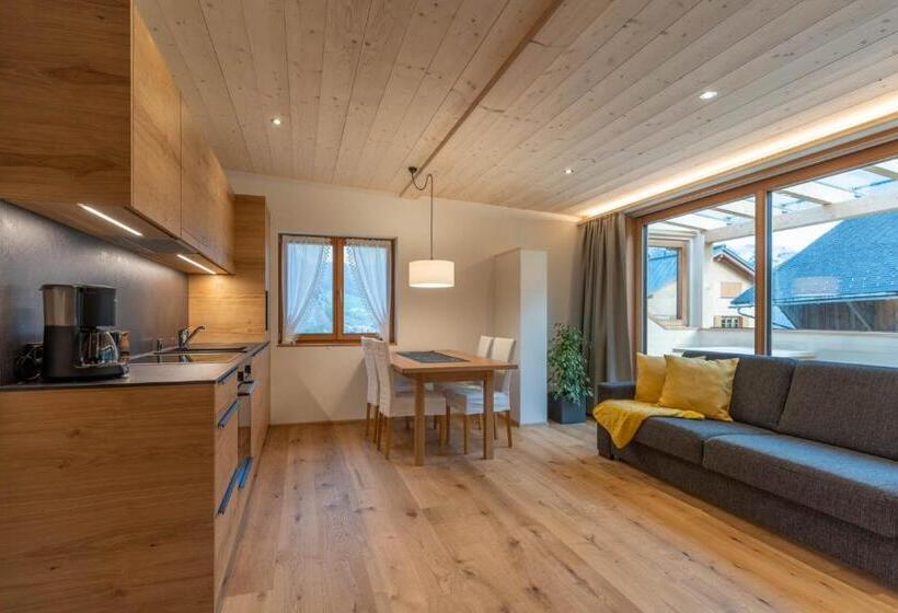 شقة غرفة واحدة مزودة بتراس, Ferienbauernhof Berlinger